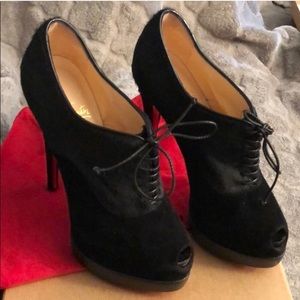 Authentic Christian Louboutin, Pony Hair heels.